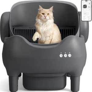 Self-Cleaning Cat Litter Box w/App
