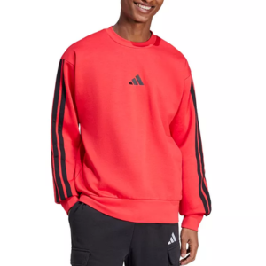 Adidas Men's 3-Stripes Fleece Sweatshirt