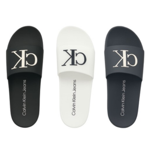 Calvin Klein Men's Round Toe Pool Slides