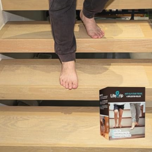 15-Piece Transparent Non-Slip Stair Treads
