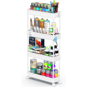 4-Tier Rolling Utility Cart