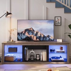 Bestier 71” TV Stand w/LED Light