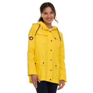 Canada Weather Women's Hooded Rain Coat