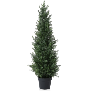 Outdoor 3' Artificial Cedar Topiary Tree