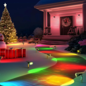 2-Pack Color Solar Spotlights