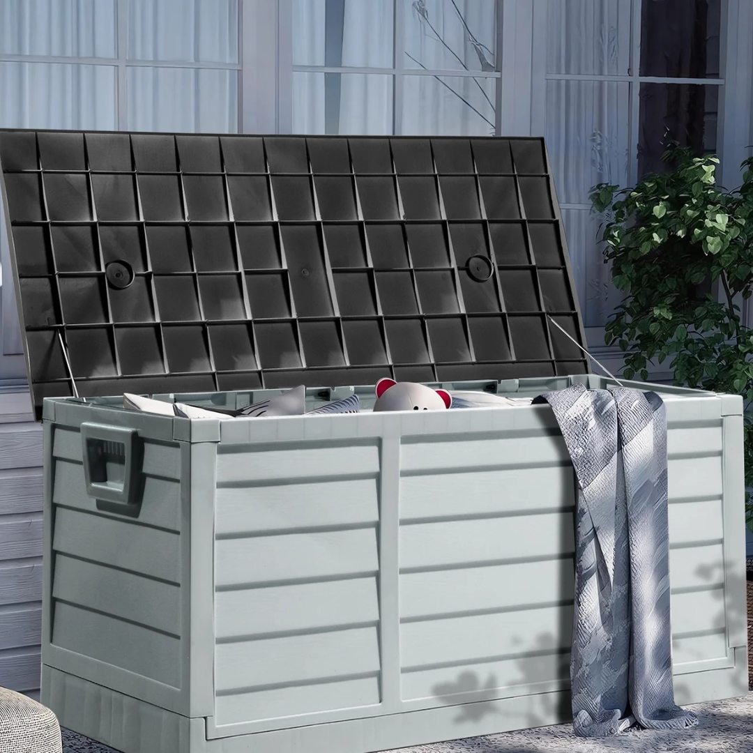 Ktaxon 75Gal Outdoor Resin Storage Deck Box