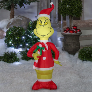 Gemmy 4' Grinch LED Christmas Inflatable