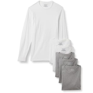 Amazon Essentials 6-Pack Men's Crew Undershirts