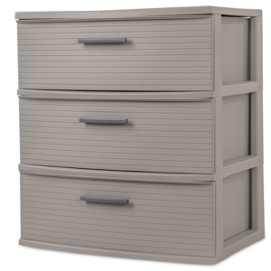 3-Drawer Wide Storage Organizer