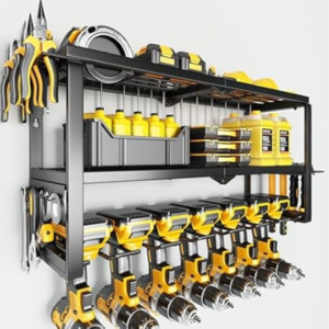 Wall Mount 3-Tier Power Tool Organizer