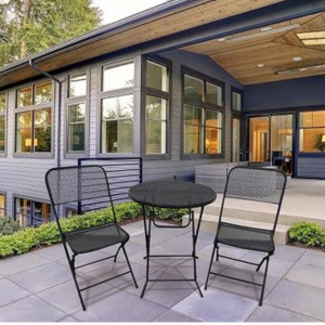 3-Piece Metal Patio Bistro Set