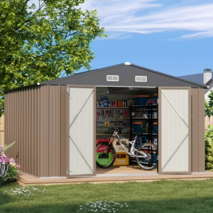 Patiowell 10' Metal Lockable Storage Shed