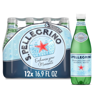 S.Pellegrino 12-Pack Sparkling Natural Mineral Water