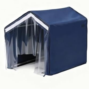 Foldable Cat Privacy Enclosure w/Splash Guard