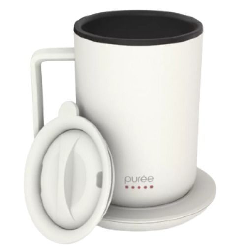 Tzumi 12oz. Self Heating Coffee Mug & Coaster