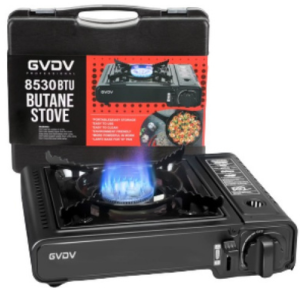 Portable 1-Burner Butane Camping Stove