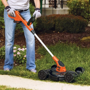 Black + Decker 3-in-1 Cordless Lawn Mower, Trimmer & Edger