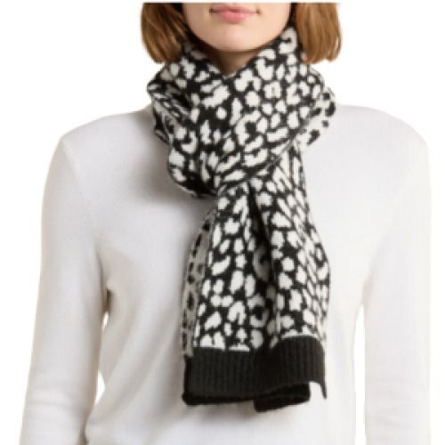 Kate Spade New York Leopard Print Scarf