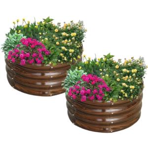 Galvanized 2-Pack 2' Raised Garden Bed