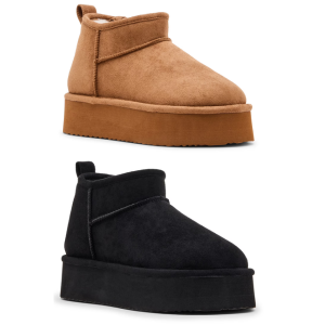 Madden Girl Women's Platform Cozy Booties