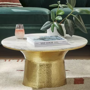 Metal & Marble Coffee Table