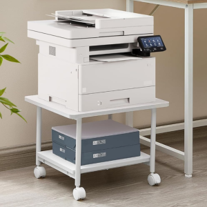Mobile Printer Stand w/Locking Wheels