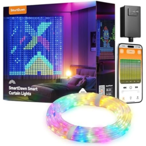 Smart 6' 400 RGBIC LED Curtain Lights w/App