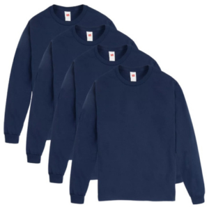 Hanes 4-Pack Men's Long Sleeve T-Shirt