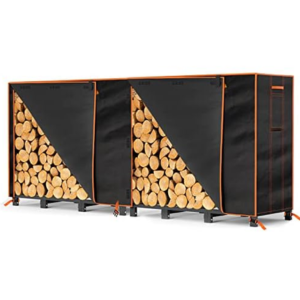 Heavy-Duty 600D Oxford Fabric Waterproof Firewood Cover