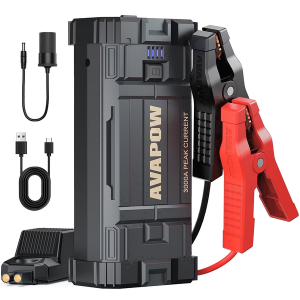 Avapw 12V/3000A Portable Car Jump Starter