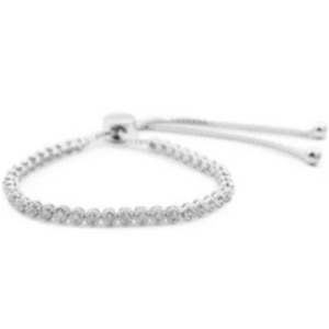 1/2Ct Diamond Adjustable Bolo Slide Tennis Bracelet