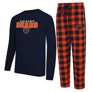 NFL Men's Long Sleeve Tee Pajama Set