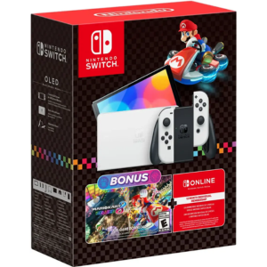 Nintendo Switch OLED Console + Mario Kart 8 Deluxe Game