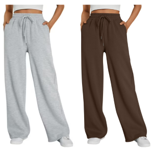 High Waisted Women's Wide Leg Sweatpants