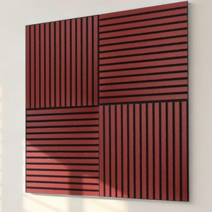 4-Pack Peel & Stick 3D Wood Slat Wall Panels