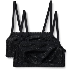 Amazon Essentials 2-Pack Lace Bralette