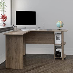 Ameriwood Home Dakota L-Desk w/Bookshelves