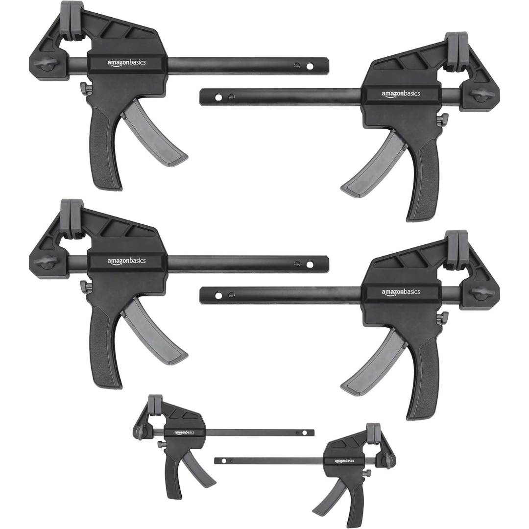 6-Pack Amazon Basics Clamp Set