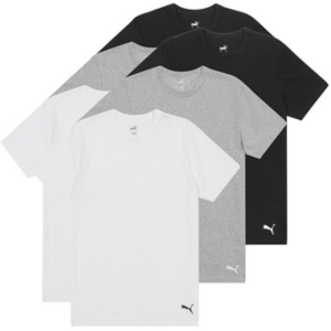 Puma Men's 6-Pack Essential Crew Neck T-Shirt