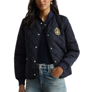 Ralph Lauren Crest-Patch Quilted Jacket