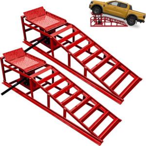 Heavy-Duty 2-Pack Hydraulic Car Ramps