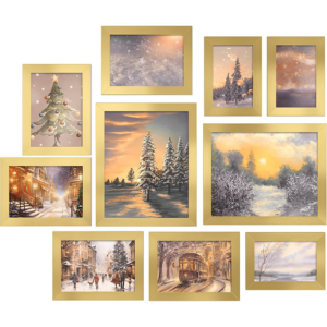 10-Piece Picture Frame Set