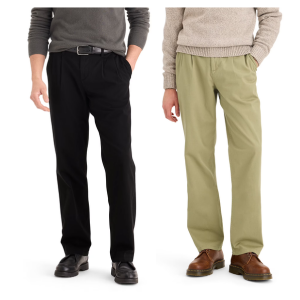 Dockers Straight Fit Men's Pleated Chino Pants