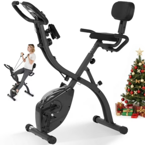 MaxKare 3 in 1 Exercise Bike w/Arm Resistance Bands