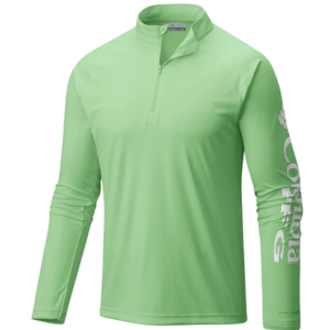 Columbia PFG Men's UPF 50 Quarter Zip Tshirt