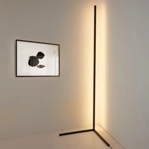 Bluetooth RGB LED Corner Floor Lamp w/App & RC