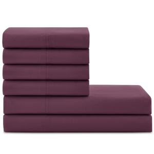 Hotel Style 6-Piece Cotton King Bed Sheet Set