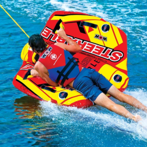WOW Sports Inflatable 2-Person Steerable Tube