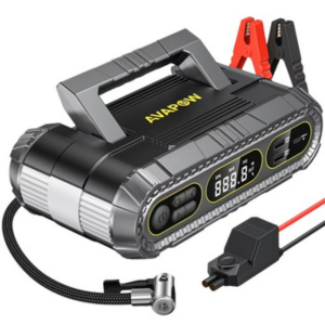 AVAPOW 2000A Car Battery Jump Starter & Tire Inflator