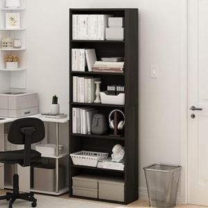 Furinno Jaya 6-Tier Open Bookcase